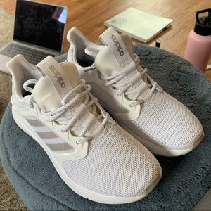 White adidas sneakers